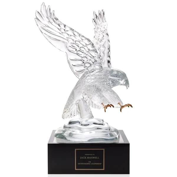 Pino Signoretto Eagle Award with 4" Lighted Pedestal
