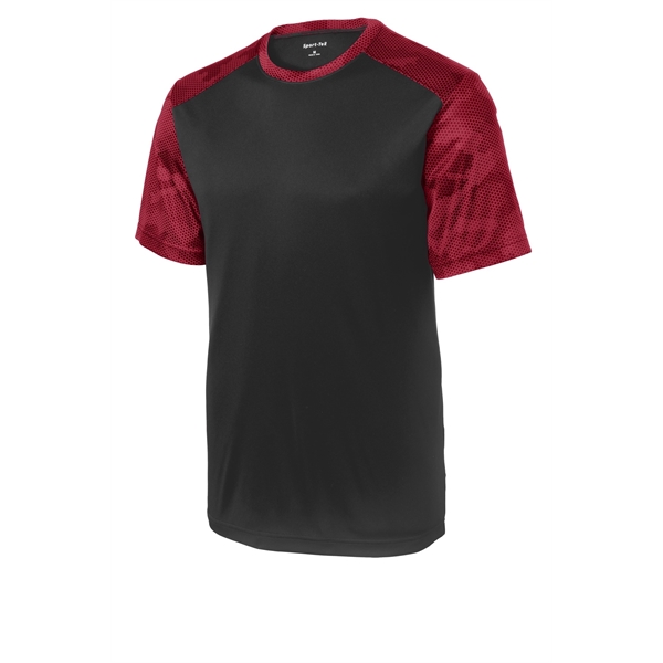 Sport-Tek CamoHex Colorblock Tee.