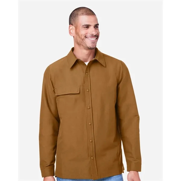 Harriton Unisex Flex Twill Overshirt Jacket