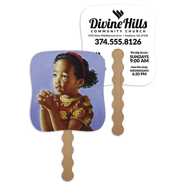 Skinner & Kennedy® Heavenly Prayer - Pictorial Fan