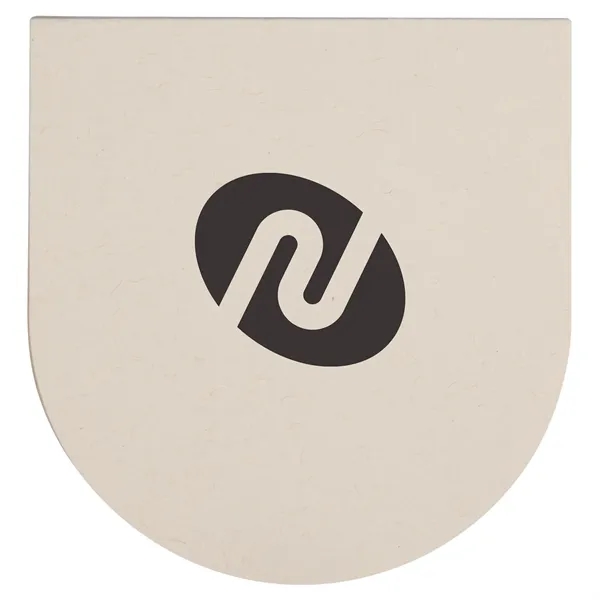 Recycled Milk Carton Round Sticky Notes Pad
