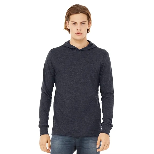 BELLA + CANVAS Unisex Jersey Hooded Long Sleeve Tee