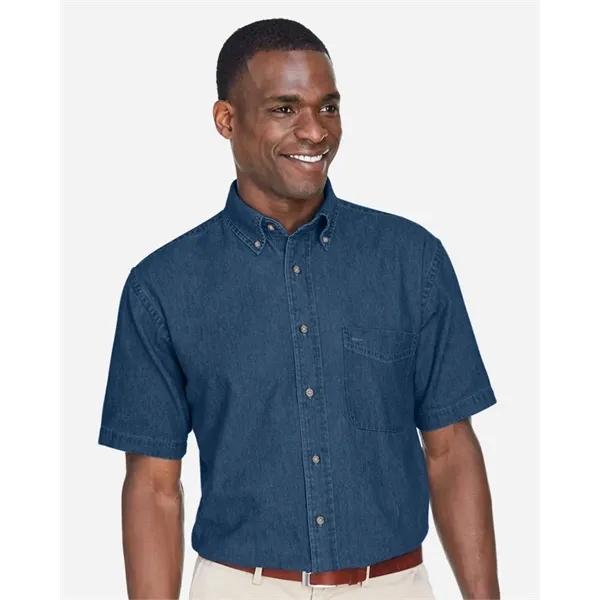 Harriton Men's Denim Shirt