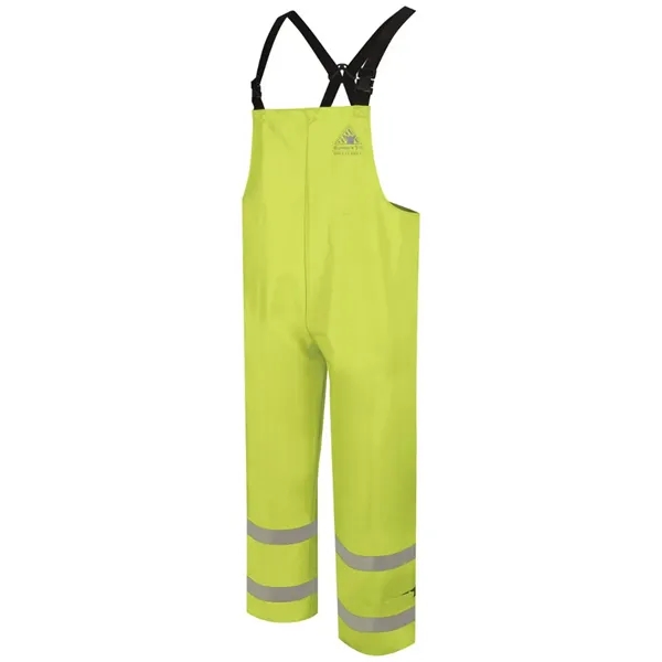 Bulwark Men's Hi-Visibility Flame-Resitant Rain Bib Overa...