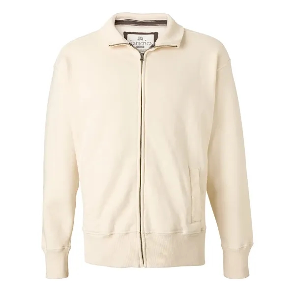 J. America Unisex Vintage Fleece Track Jacket