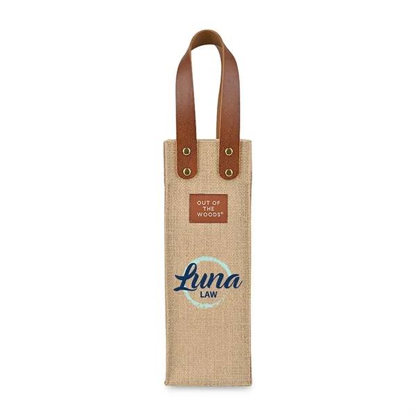 Out of The Woods® Jute Wine Tote