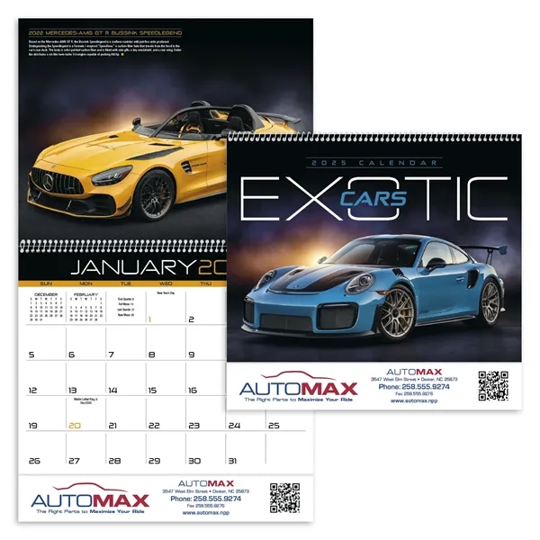 Triumph® Calendars Exotic Cars Calendar