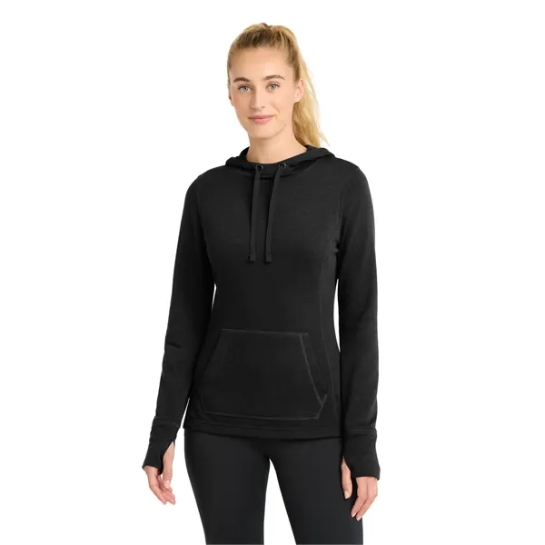 Sport-Tek Women's PosiCharge Tri-Blend Wicking Fleece Hoo...