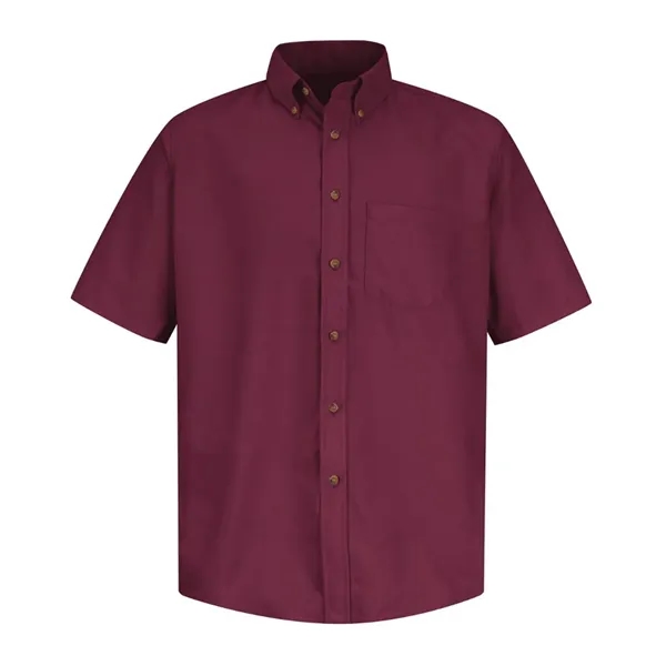 Red Kap Men's Tall Poplin Short Sleeve Dress Shirt