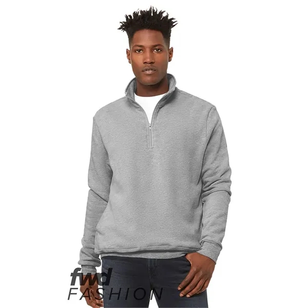 BELLA + CANVAS Unisex FWD Fashion Quarter-Zip Sweatshirt