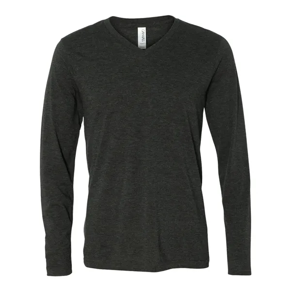 BELLA + CANVAS Unisex Long Sleeve V-Neck Tee