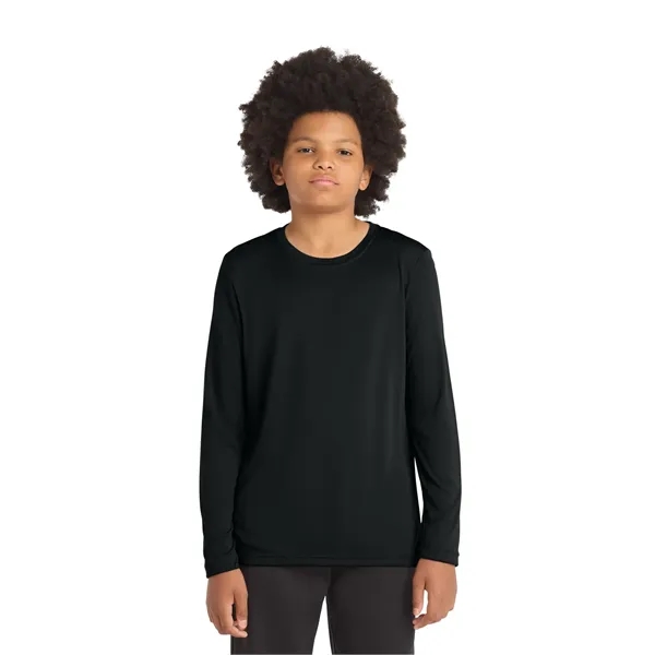 Sport-Tek Youth Posi-UV Pro Long Sleeve Tee.