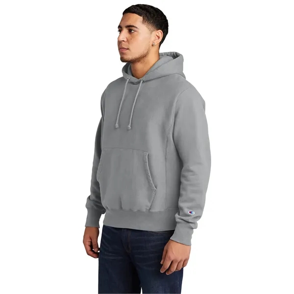 Champion Reverse Weave Garment-Dyed Hooded Sweatshirt.