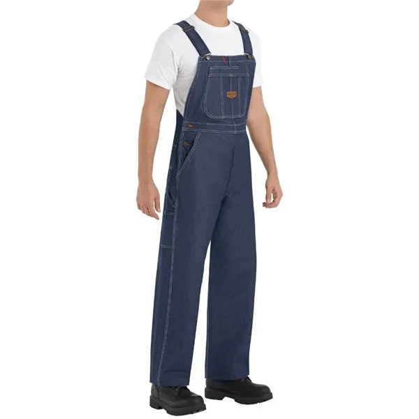 Red Kap Men's Extended Sizes Denim Bib Overall