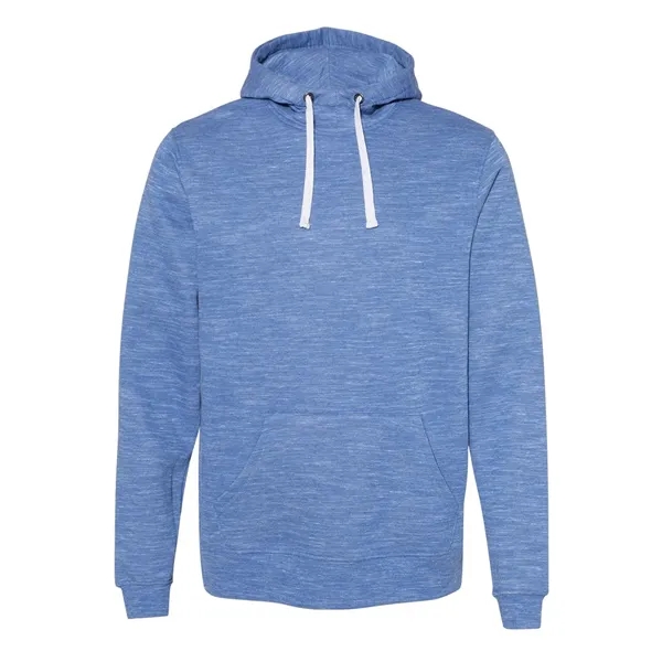 J. America Men's Melange Fleece Hooded Sweatshirt