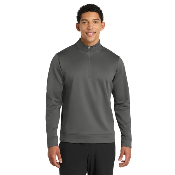 Port & Co Performance Fleece 1/4-Zip Pullover Sweatshirt.