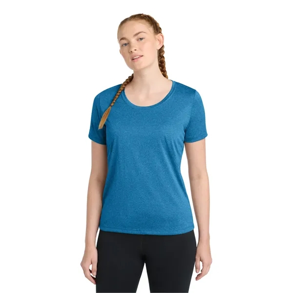 Sport-Tek Women's Heather Contender Scoop Neck Tee.