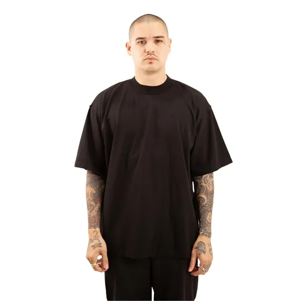 Shaka Wear Men's Garment-Dyed Reverse T-Shirt