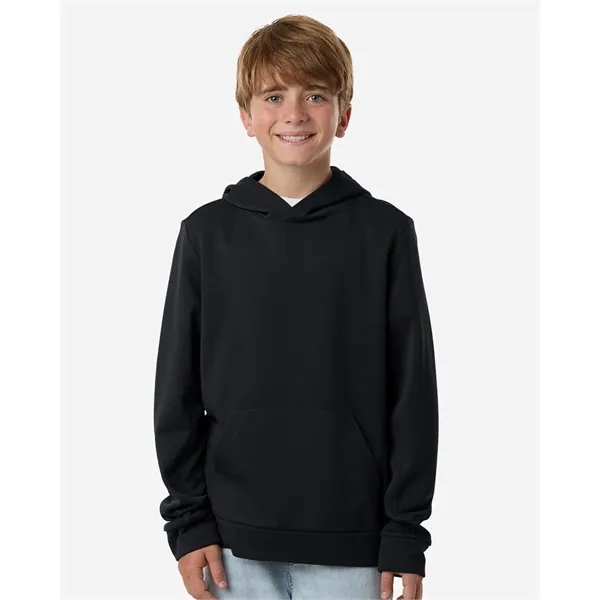 Team 365 Youth Squad Hooded Tech Fleece Pullover