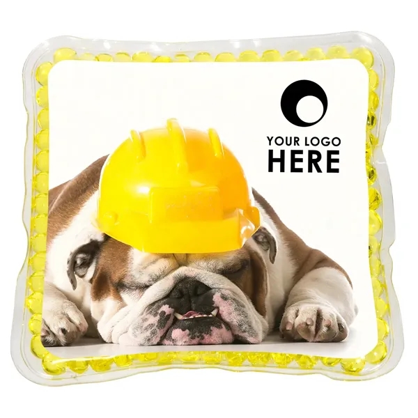 Napping Dog Square Aqua Pearls™ Hot/Cold Pack