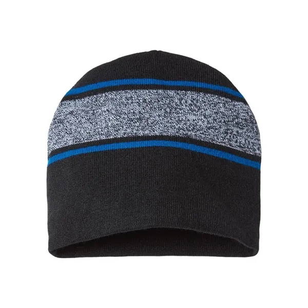 CAP AMERICA USA-Made Variegated Striped Beanie