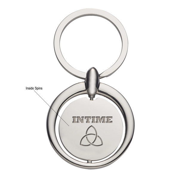 Circular Metal Key Tag