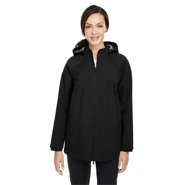 North End Women's City Hybrid Soft Shell Hooded Jacket