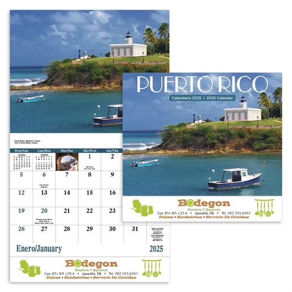 Good Value™ Puerto Rico - Stapled Calendar