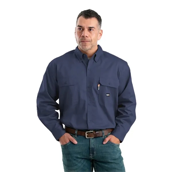 Berne Apparel Men's Flame-Resistant Button-Down Work Shirt