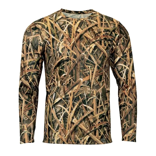 Paragon Men's Oxford Performance Camo Print Long Sleeve T...