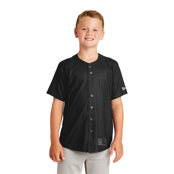 New Era Youth Diamond Era Full-Button Jersey.