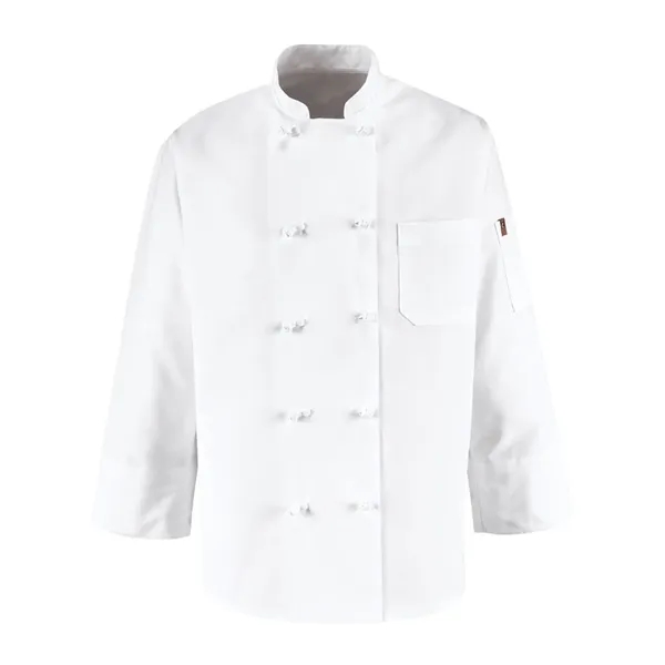 Chef Designs Ten Knot Button Chef Coat