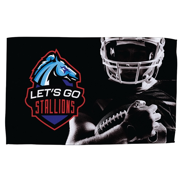 Terry Microfiber Rally Towel 11- x 18- - Full Color