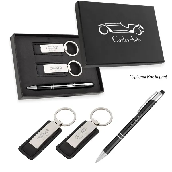 Sprint Stylus Pen & Leatherette Key Tag Gift Set