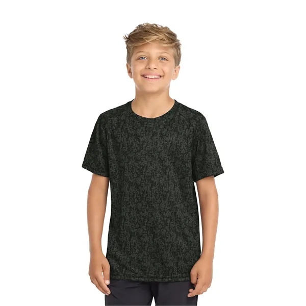 Sport-Tek Youth Digi Camo Tee.