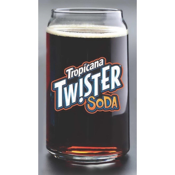 16 oz. Soda Can Glass