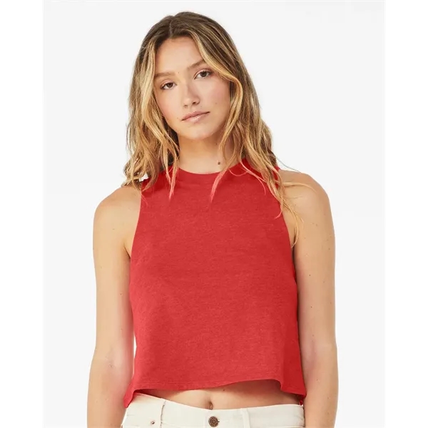 BELLA + CANVAS Women's Racerback Crop Tank