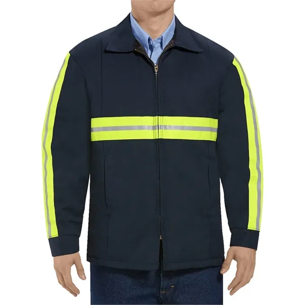 Red Kap Men's Enhanced Visibility Perma-Lined Panel Jacket