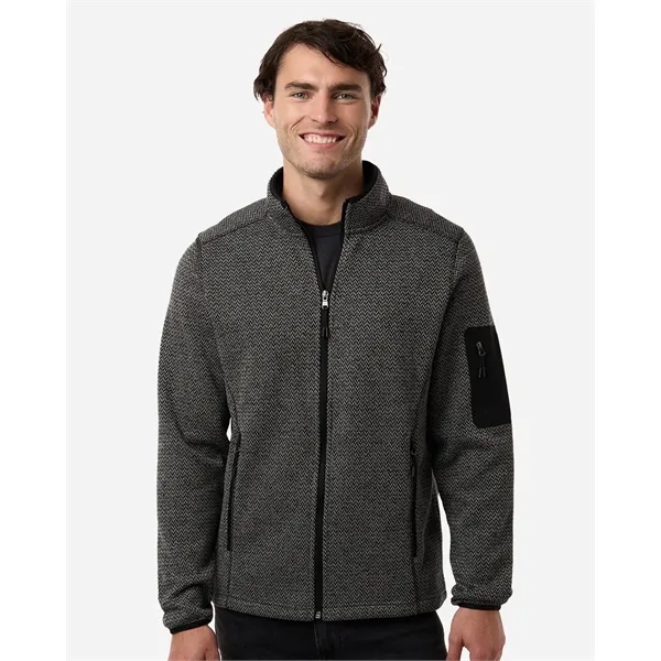 North End Men's Jasper Full-Zip Fleece Jacket