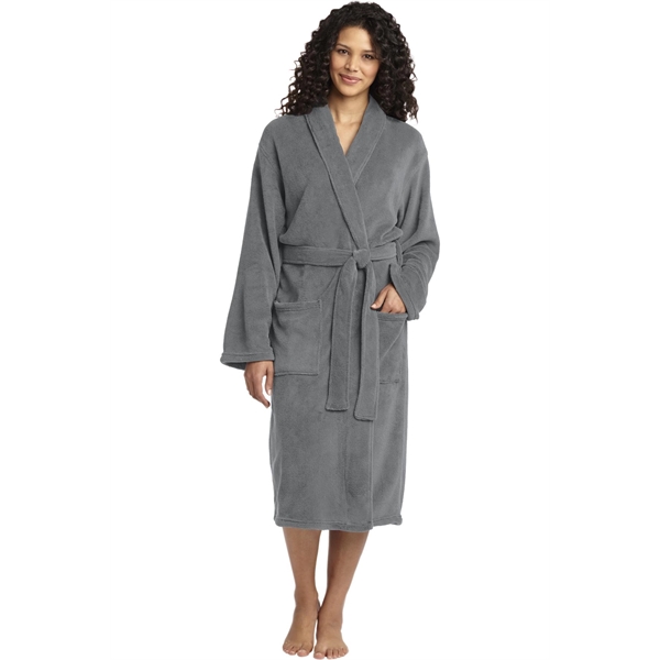 Port Authority Plush Microfleece Shawl Collar Robe.