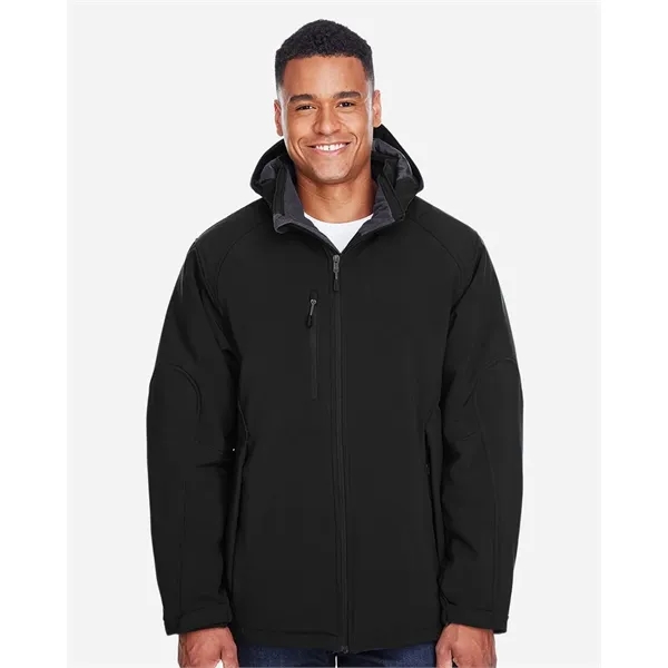 North End Men's Glacier Insulated Three-Layer Fleece Soft...