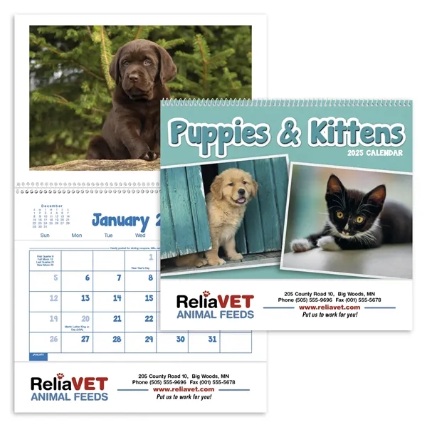 Triumph® Calendars Puppies & Kittens Pocket Calendar
