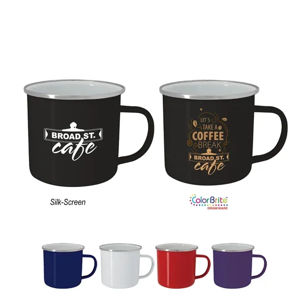 16 Oz. Enamel Campfire Mug