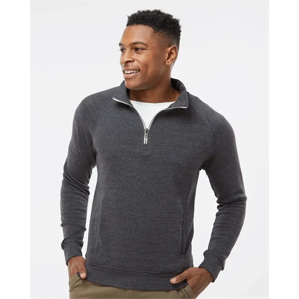 J. America Men's Triblend Quarter-Zip Sweatshirt