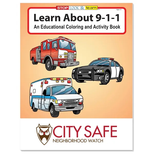 Coloring Book: Learn About 911
