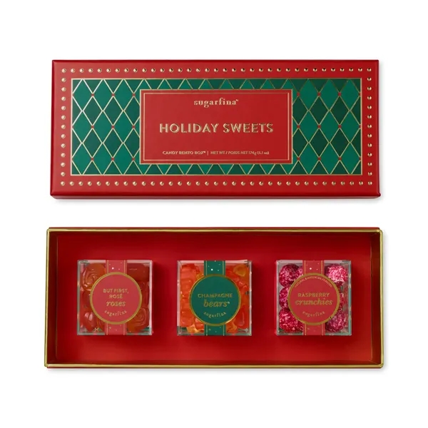 Sugarfina Holiday 3PC Candy Bento Box