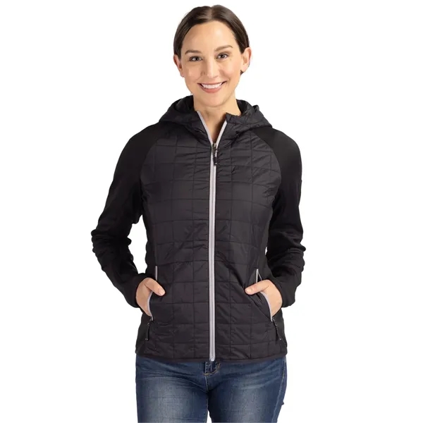 Cutter & Buck Rainier Primaloft Eco Womens Full Zip Hybri...