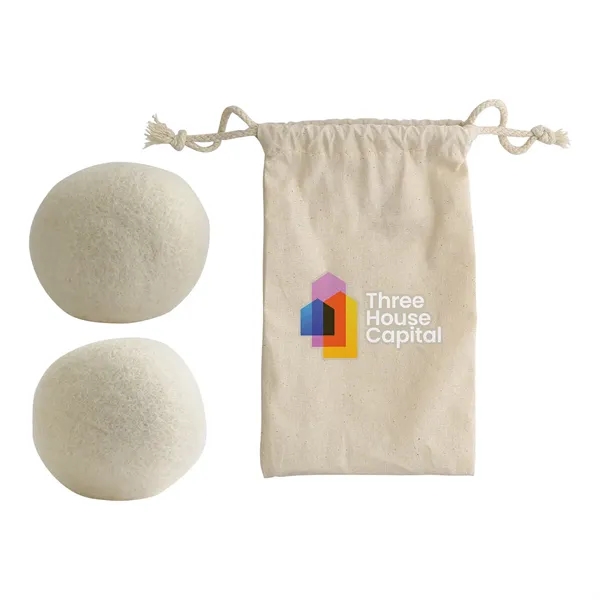 Toss N Dry 2-Piece Reusable Dryer Balls in Cotton Pouch