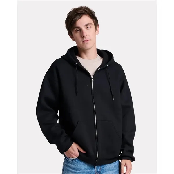 JERZEES Unisex Rugged Full-Zip Hooded Sweatshirt