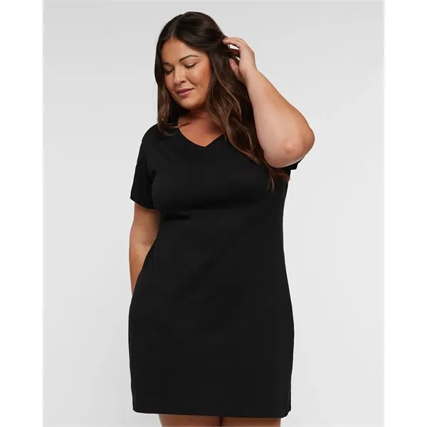 LAT Women's Fine Jersey V-Neck Coverup